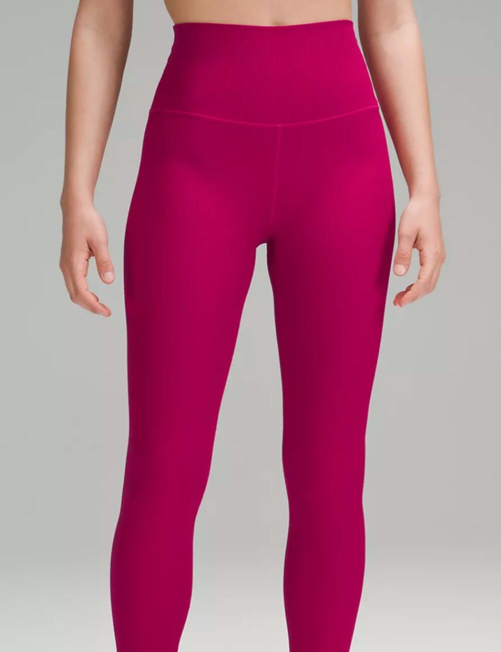 Lululemon Align Ribbed High-Rise Pant 25" Wild Berry
